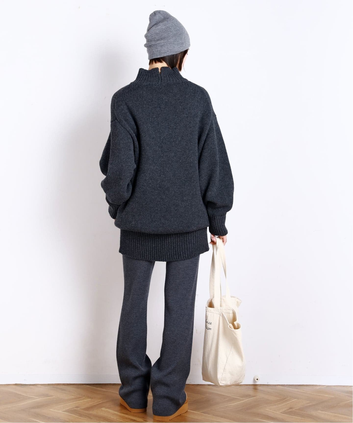 AP STUDIO｜ウールカシミヤチュニックニット | Rakuten Fashion(楽天