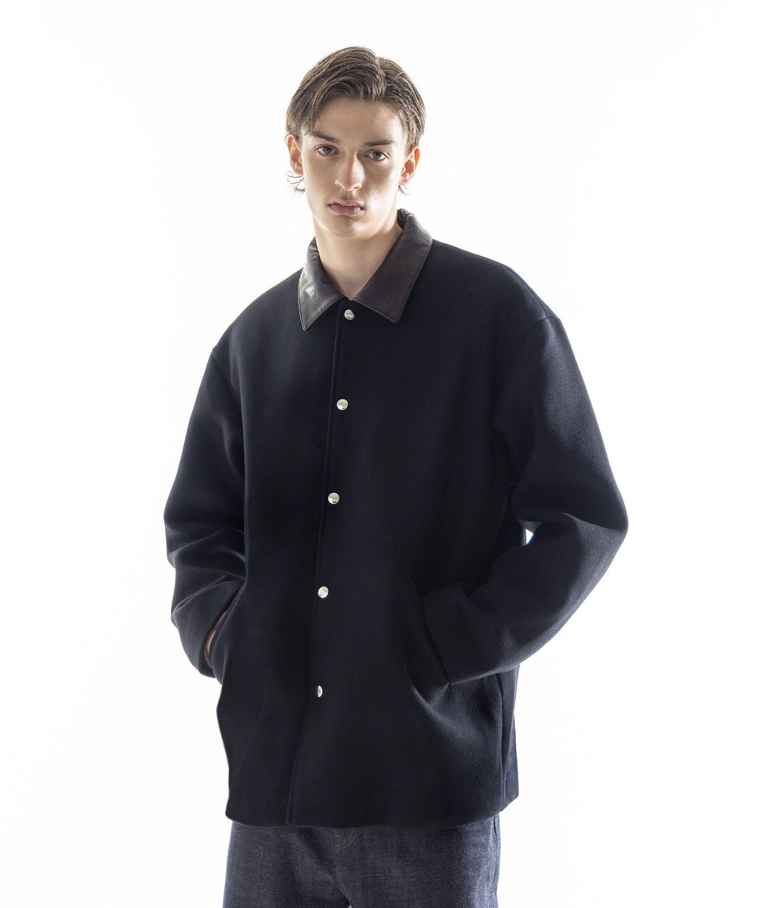 monkey time スタジャン 黒 サイズXL SKOOKUM（スクーカム）の「＜SKOOKUM × monkey time＞ MLTN NVSTY JKT