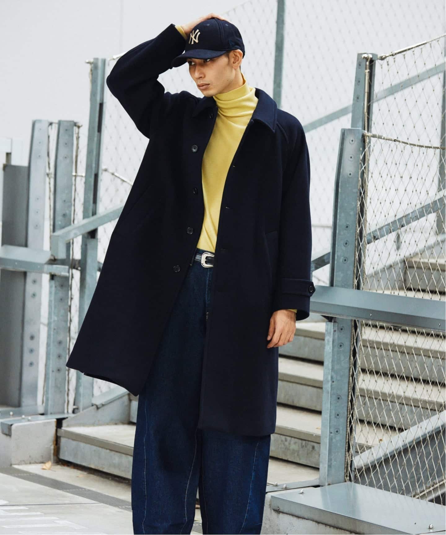 JOURNAL STANDARD｜スーパー140 ウールモッサ オーバー マック コート