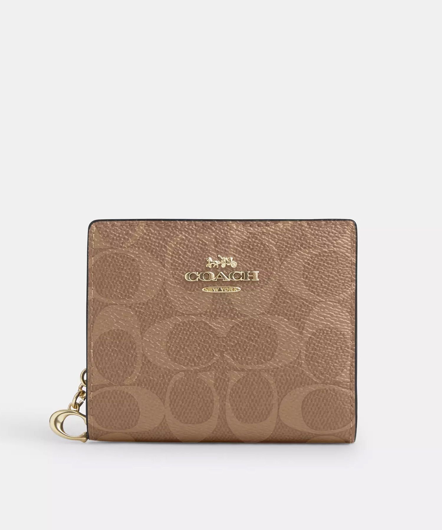 COACH OUTLET｜【公式】スナップ ウォレット・シグネチャー キャンバス