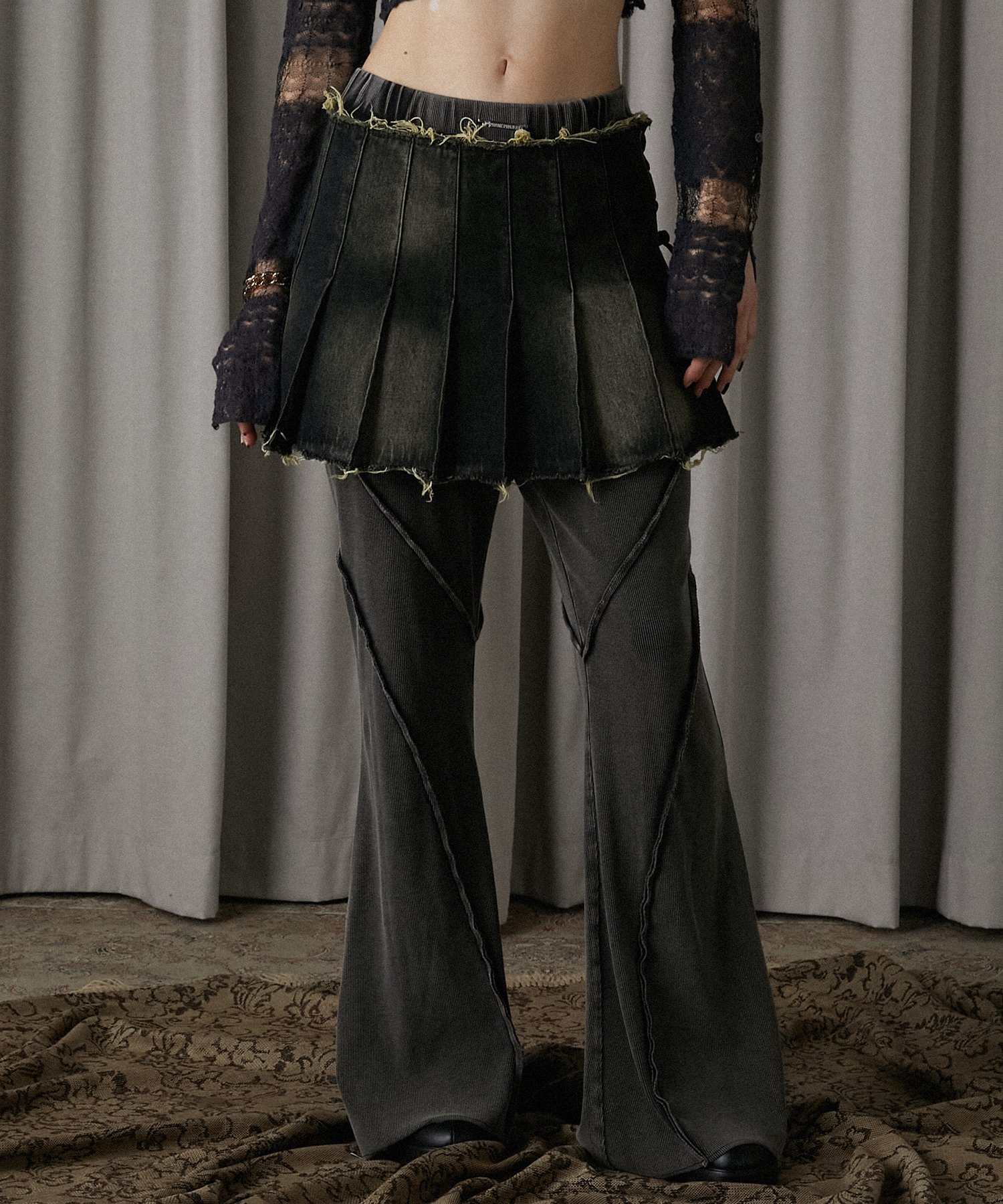 PRANK PROJECT｜スカートレイヤードパンツ / Skirt Layered Pants