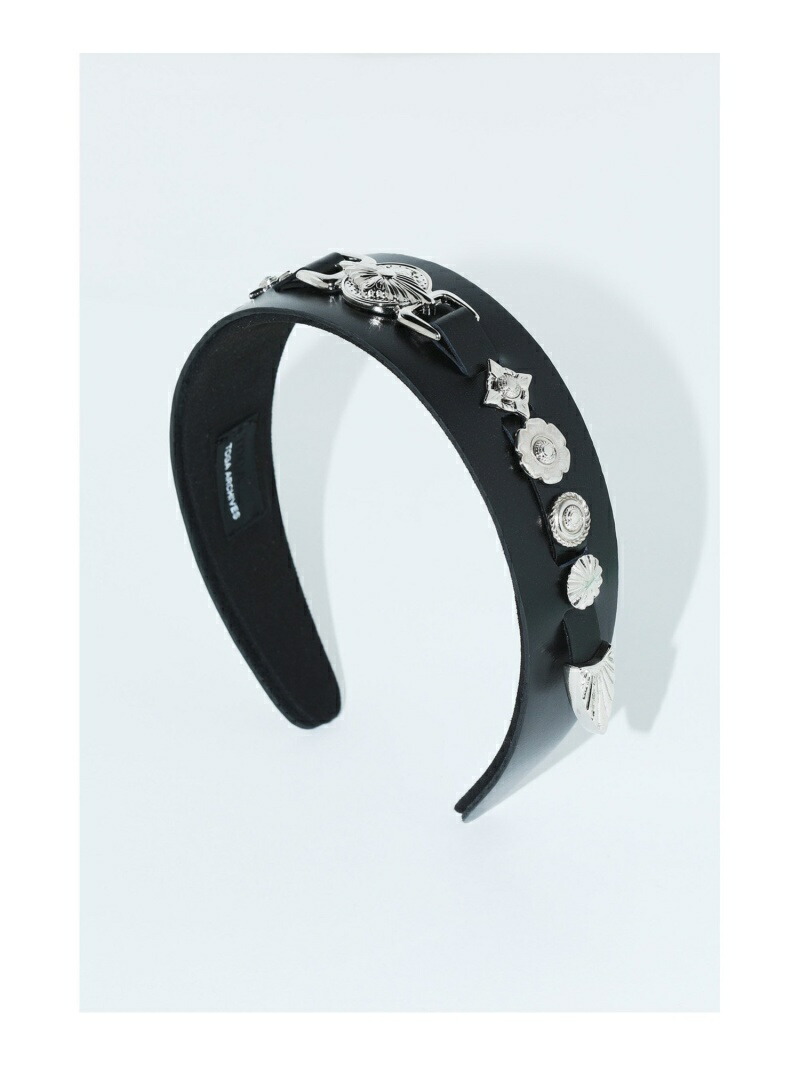 楽天市場】TOGA ARCHIVES Leather headband 2 トーガ ヘアアクセサリー