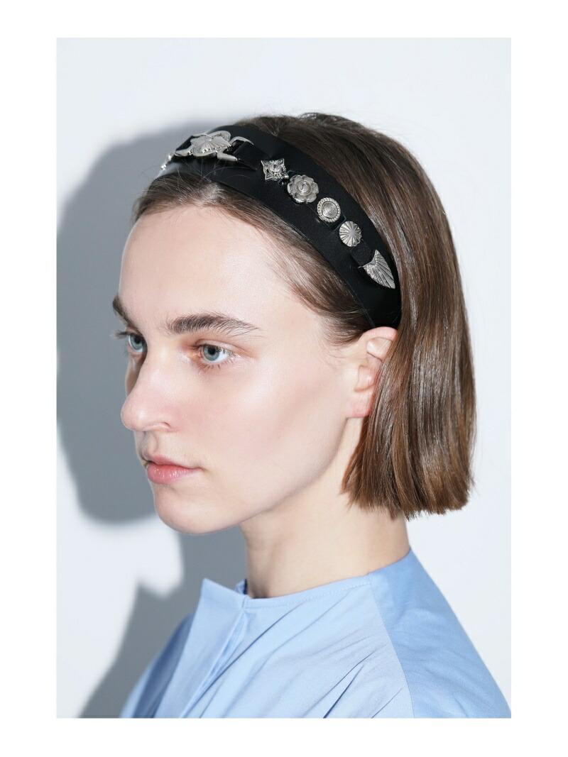 楽天市場】TOGA ARCHIVES Leather headband 2 トーガ ヘアアクセサリー