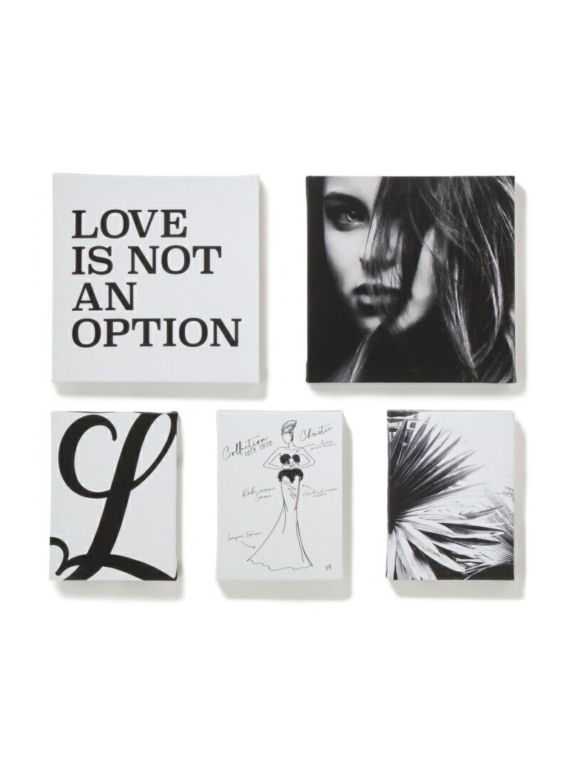 楽天市場】【SALE／50%OFF】Francfranc モノクロ アートボード 5枚