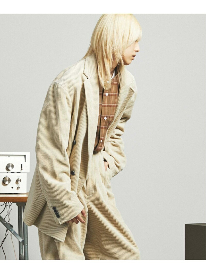 楽天市場】MAISON SPECIAL TAKEMIコーデュロイオーバーサイズダブル