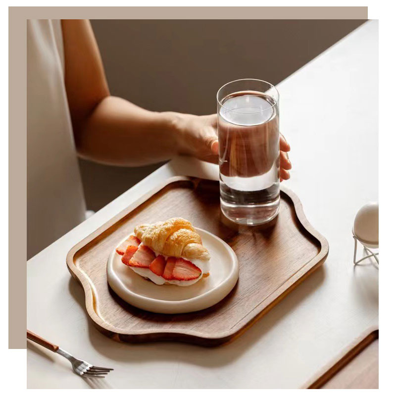 楽天市場】木製トレイ おぼん トレー 木製お皿 お盆 木のトレー 相思木