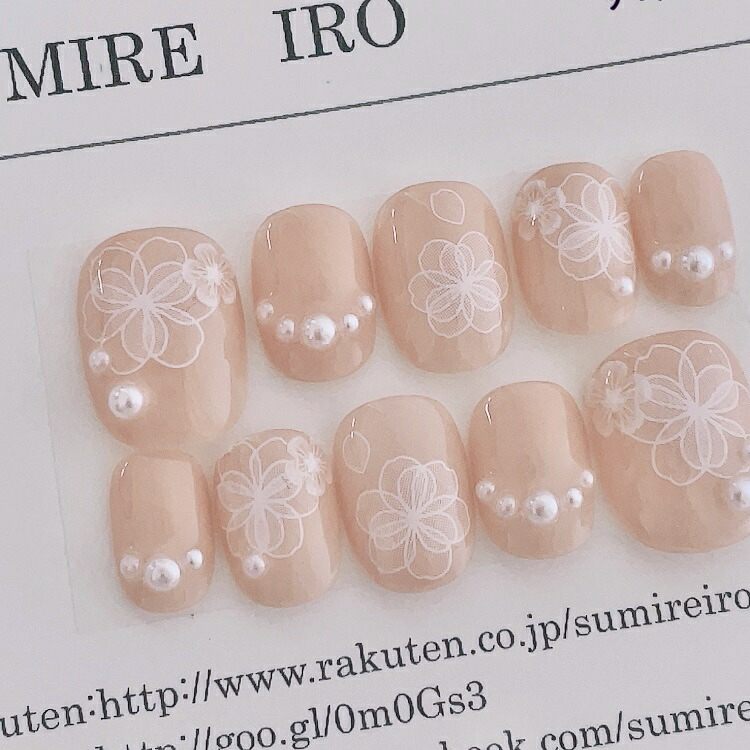 楽天市場】ネイルチップ♪サイズオーダーネイルチップ♪成人式ネイル