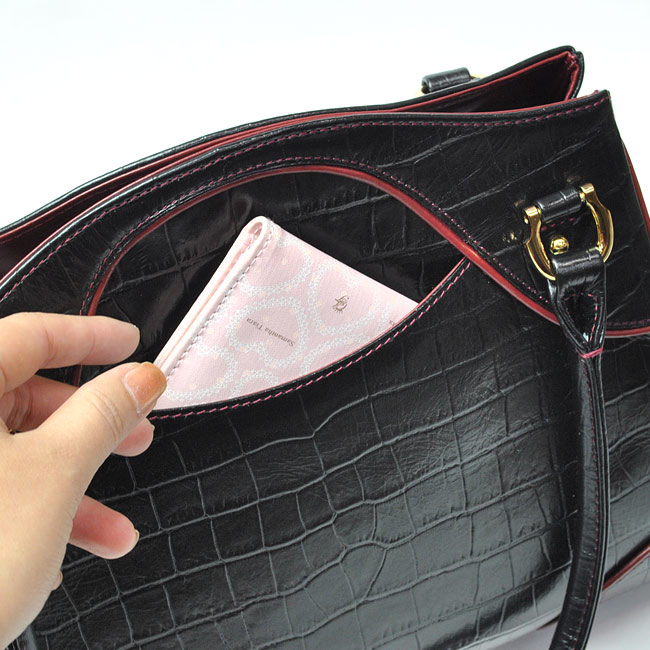 楽天市場】濱野 バッグ クロコ 型押し トートバッグ ブランド きれいめ