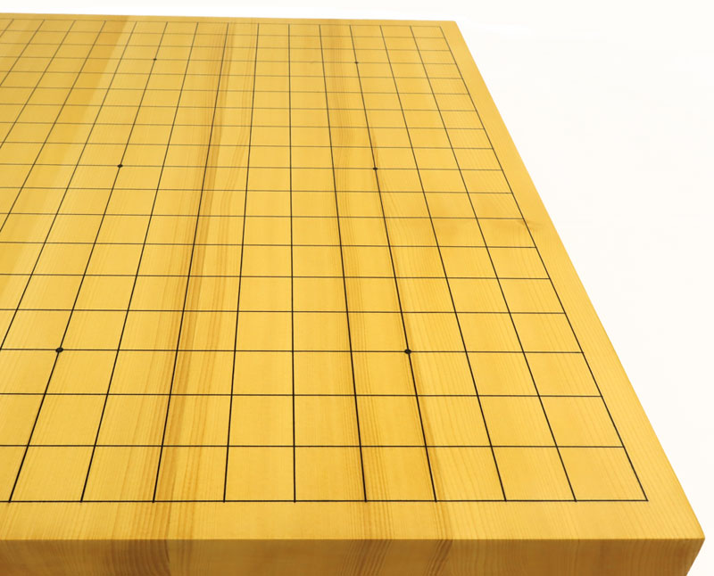 楽天市場】囲碁盤 宮崎県日向産本榧2寸3分ハギ卓上碁盤 MG23 本榧の