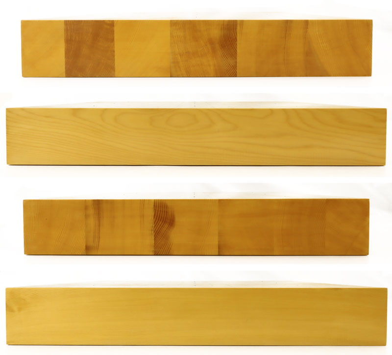 楽天市場】囲碁盤 宮崎県日向産本榧2寸3分ハギ卓上碁盤 MG23 本榧の