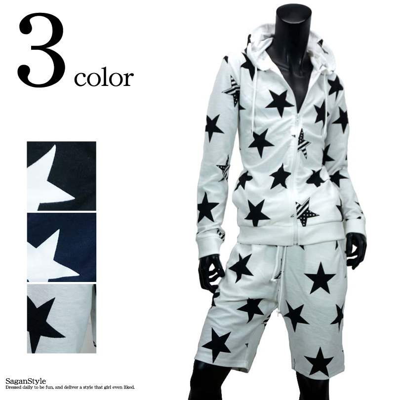 楽天市場】セットアップ おしゃれ ジャージ メンズ パーカー 星条旗 星