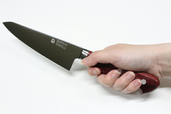 楽天市場】[メディア掲載] 高村刃物 鍔付スーパーゴールド 牛刀 180mm