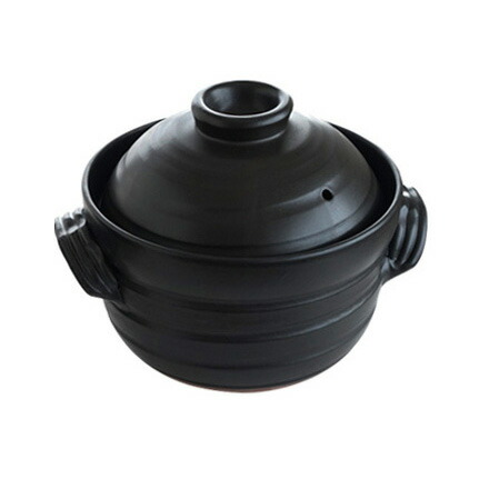 楽天市場】日本製【送料無料】萬古焼 大黒ごはん鍋 四合炊き 【送料