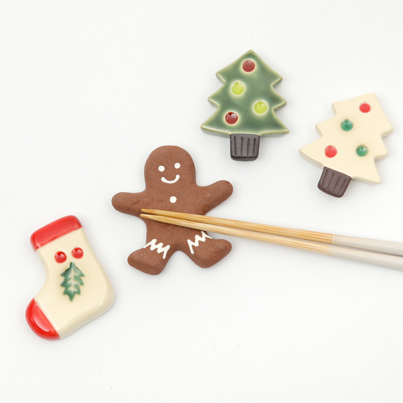 楽天市場】クリスマス 箸置き 4個セット 化粧箱入り プレゼント ギフト