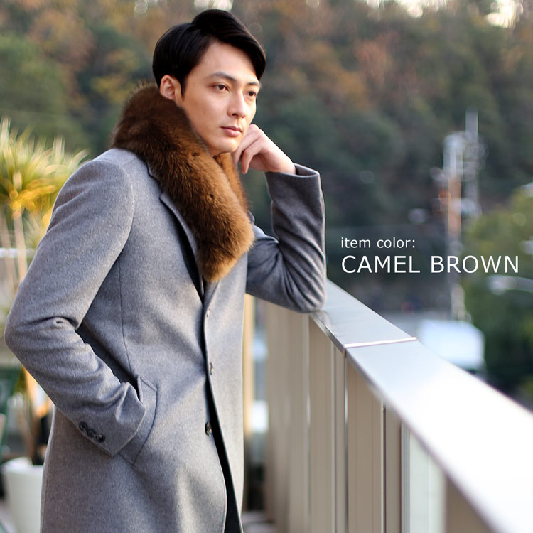 楽天市場】フォックス ファー マフラー メンズ FOX カラー ストール