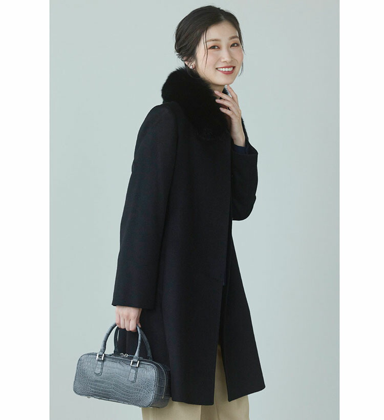 楽天市場】【10%offクーポン】カシミヤ 100% コート レディース