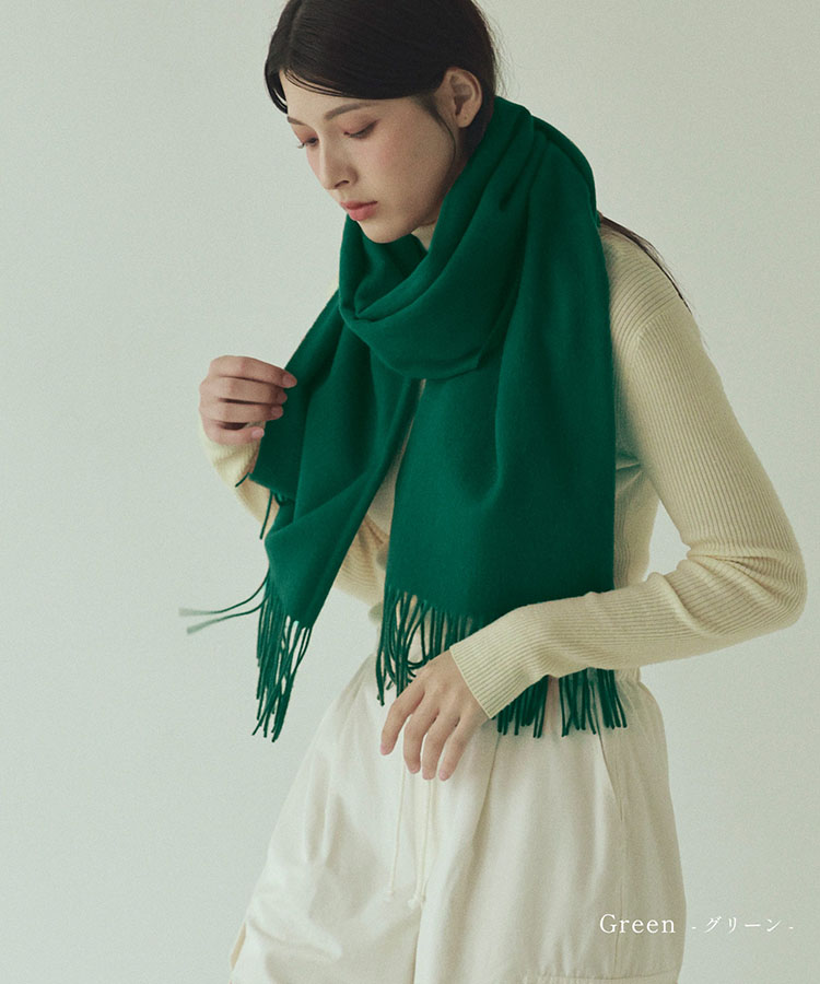 COMME des GARÇONS オリーブグリーン ストール COMME des GARÇONS
