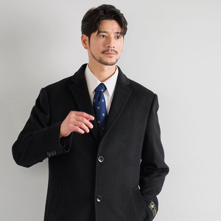 楽天市場】【10%offクーポン】カシミヤ チェスターコート フォーマル