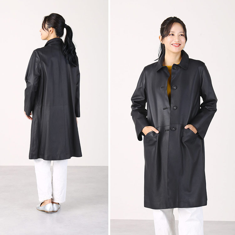 楽天市場】【期間限定価格】本革 レザーコート レディース ラム革 軽い