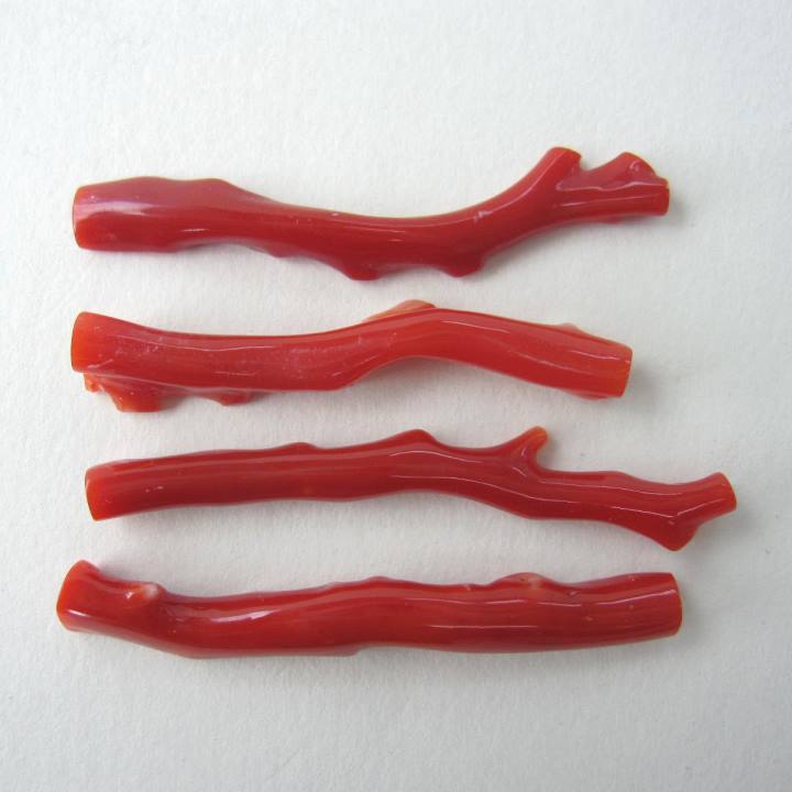 タ*キ様 天然赤珊瑚 枝ルース 約10cm 高知県産 #ー02 タ*キ様 天然赤