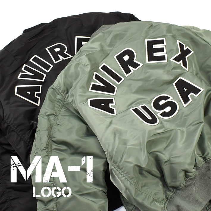 楽天市場】AVIREX アビレックス MA-1 COMMERCIAL LOGO MA1 ロゴ MIL-J