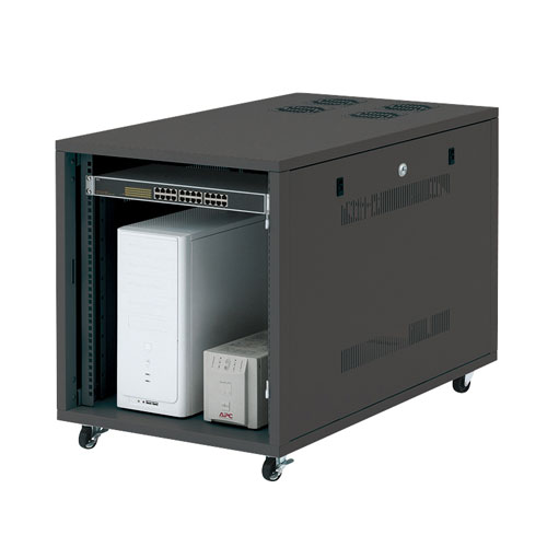 楽天市場】サーバーラック 19インチ 小型 12U ネットワーク機器収納