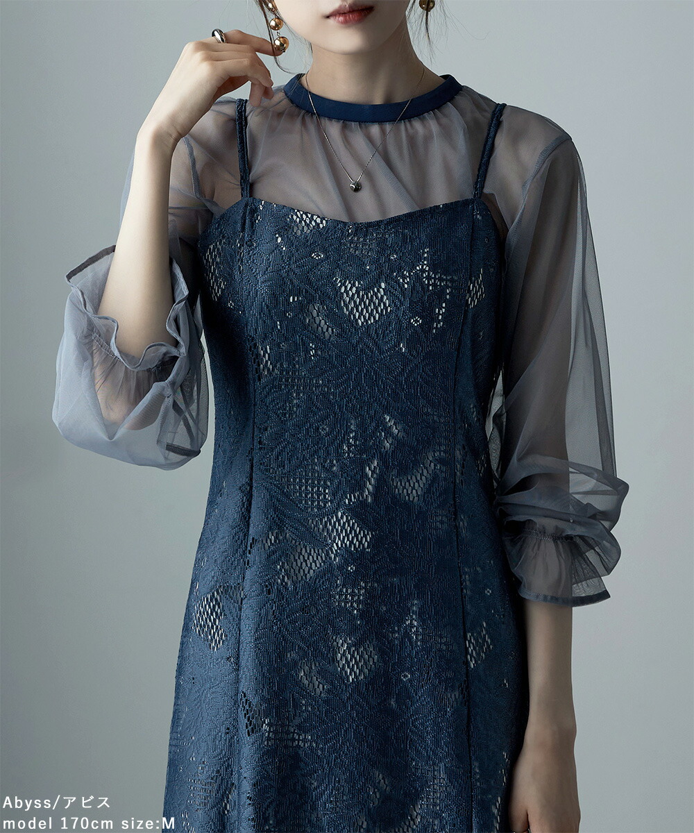 楽天市場】3wayシフォンボレロ&レースキャミドレス ワンピース ワンピ