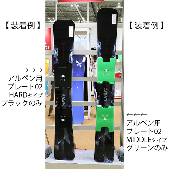 OJKカービング アルペンボード用 プレートCK CP-02 黒色プレート 楽天