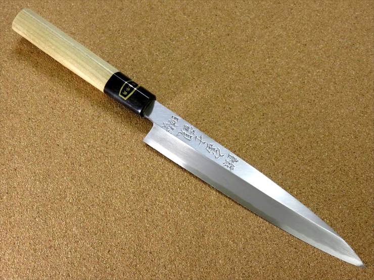 楽天市場】関の刃物 柳刃包丁 17cm (170mm) 富士觀 炭素鋼 複合材