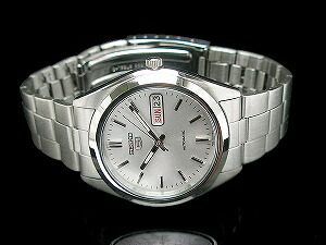 楽天市場】【逆輸入SEIKO5】セイコー5 メンズ自動巻き腕時計 シルバー