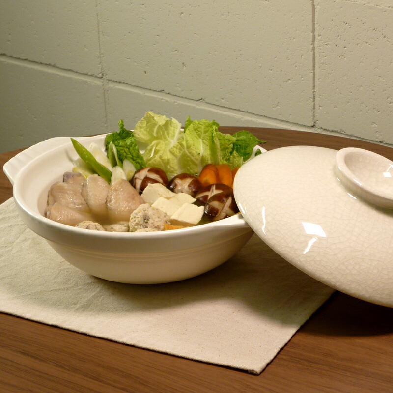 楽天市場】コスパ抜群のオシャレな土鍋セット！4人用 白色土鍋セット