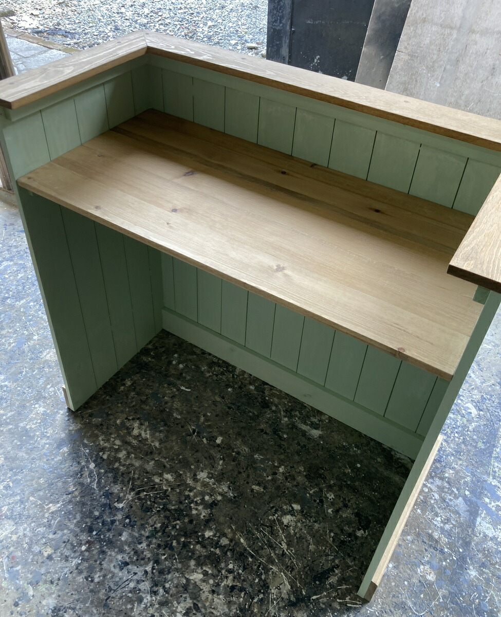 楽天市場】【この字型】北欧調☆レジカウンターテーブル【幅900