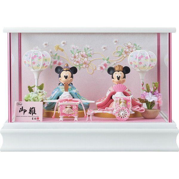 美品ディズニー Disney 雛壇 ひな祭り五段飾り おひな様人形セット