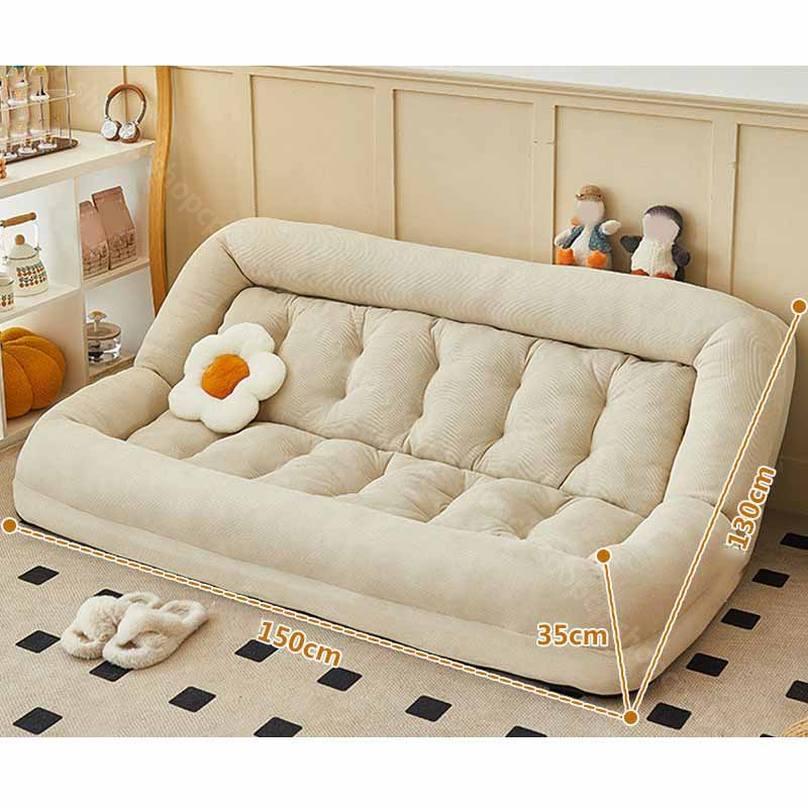 楽天市場】1000円OFFクーポン ソファーベッド ふわもこ コンパクト