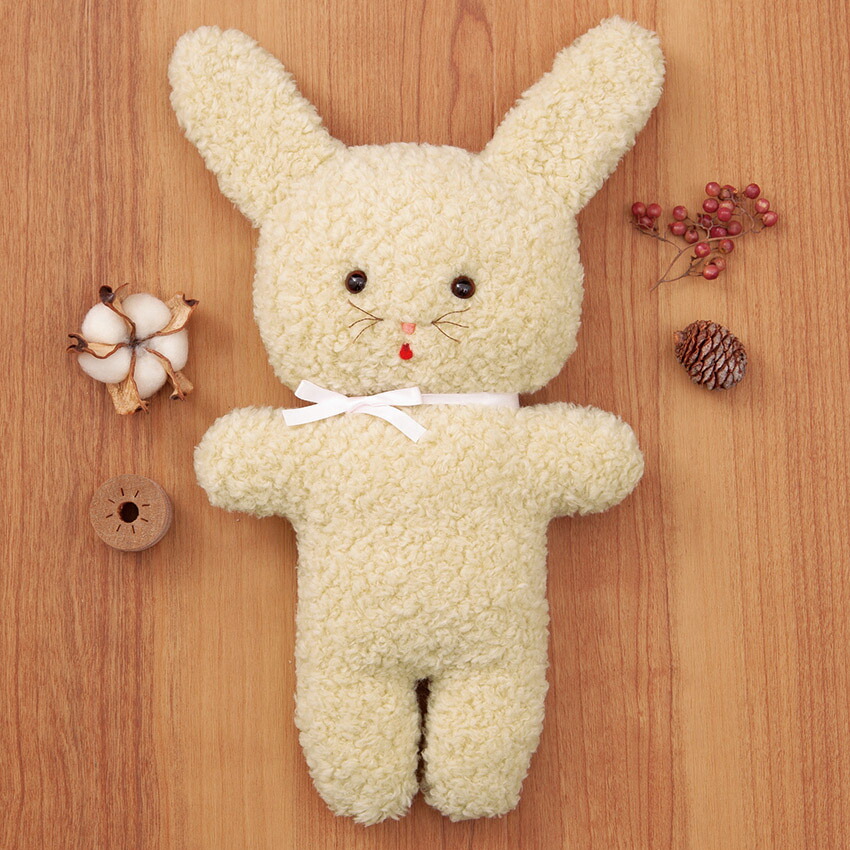 楽天市場】ハマナカ ふわふわきせかえぬいぐるみ フムうさちゃん