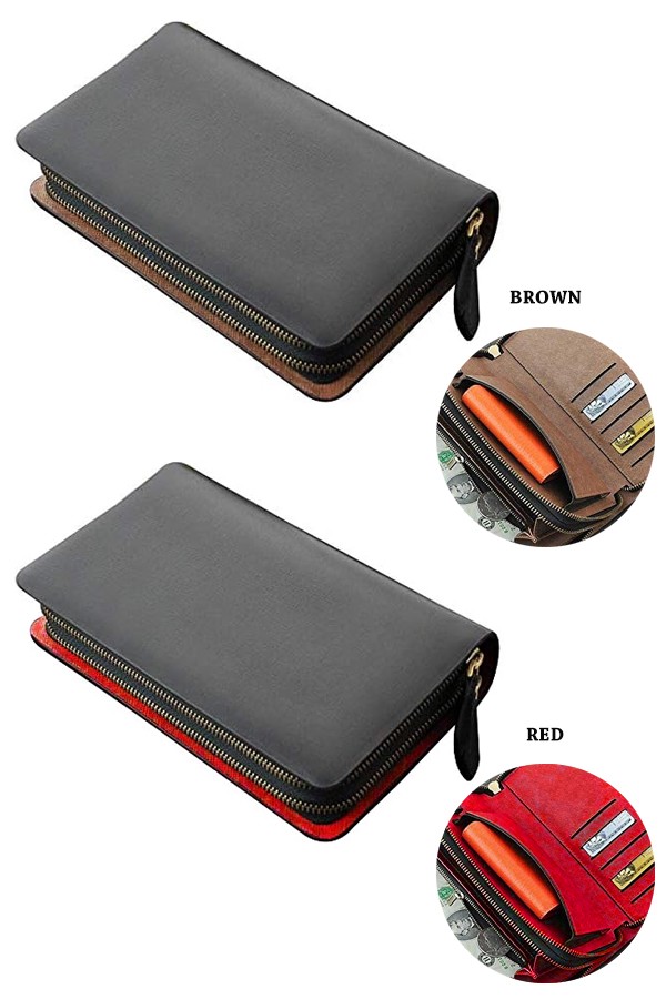 楽天市場】セカンドバッグ メンズ BAG ダブルファスナー 革 ダブル