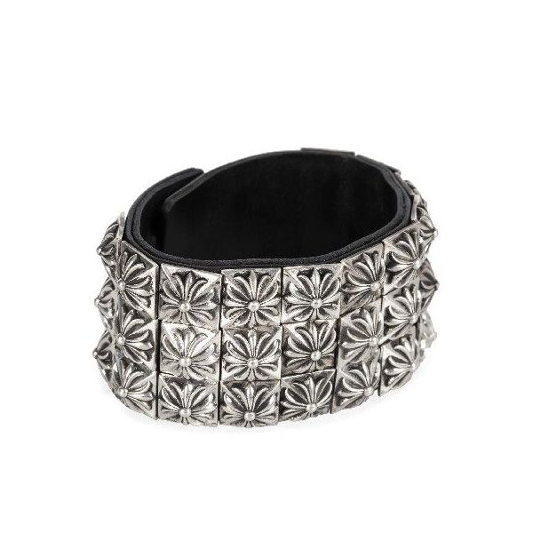 楽天市場】CHROME HEARTS ZERO X 3 LEATHER BRACELETCH HORSESHOE