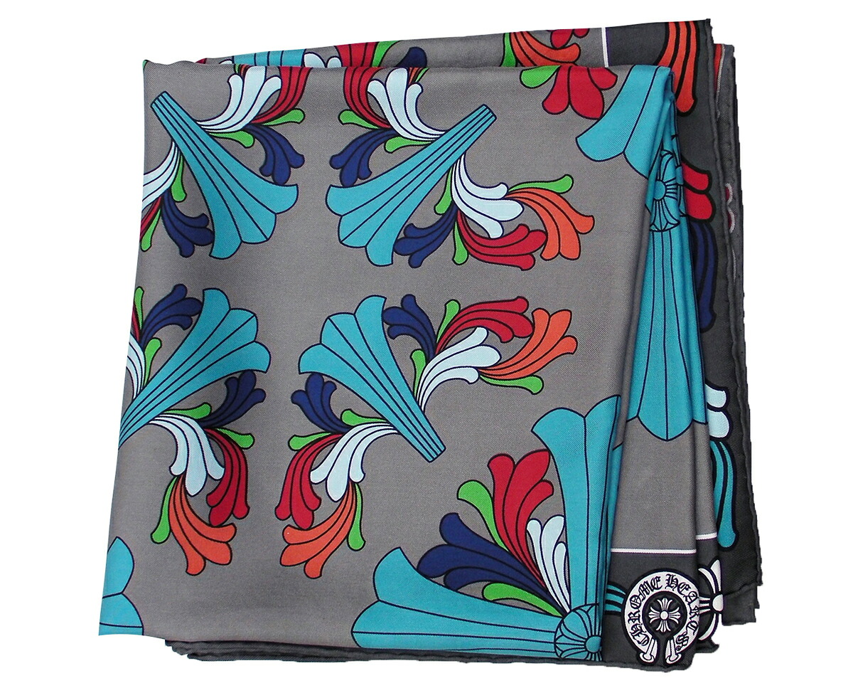 クロムハーツ fotiスカルプリントシルクスカーフ クロムハーツ CH