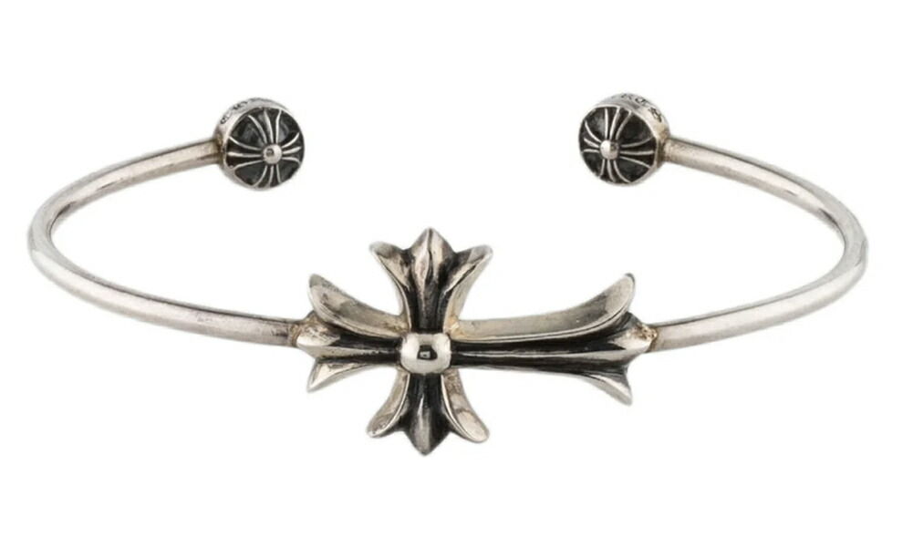 楽天市場】CHROME HEARTS TINY CH CROSS SKINNY BANGLE BRACELET
