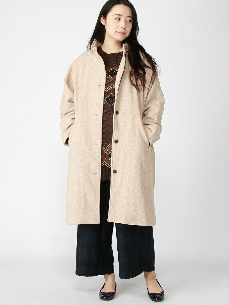 楽天市場】ウール混ワイドコート Samansa Mos2 サマンサモスモス