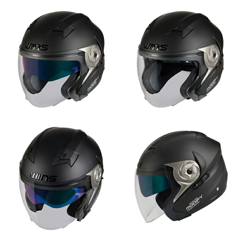 楽天市場】wins ウインズ ジェットヘルメット MODIFY X JET マット