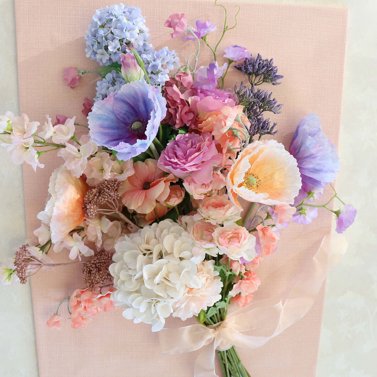 楽天市場】造花 ブーケ 造花 インテリア 壁掛け 新築祝い アート