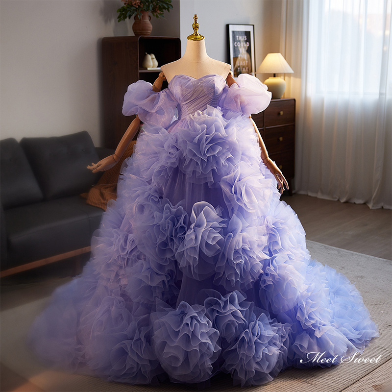 楽天市場】カラードレス ロングドレス プリンセスドレス パープル