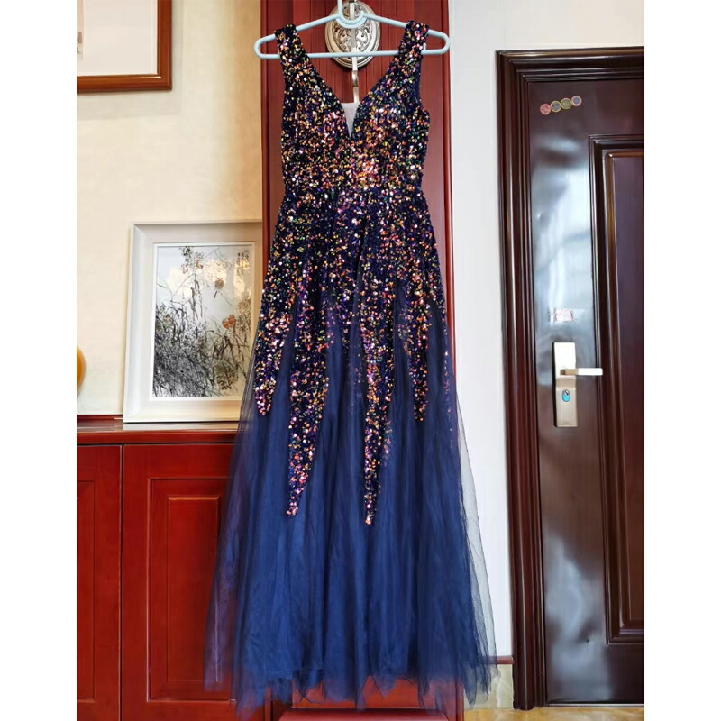 楽天市場】カラードレス パーティードレス 演奏会 発表会 イブニング