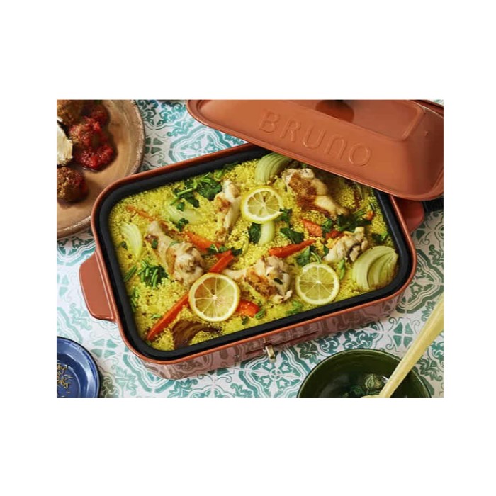 楽天市場】BRUNO ブルーノ コンパクト ホット プレート テラコッタ
