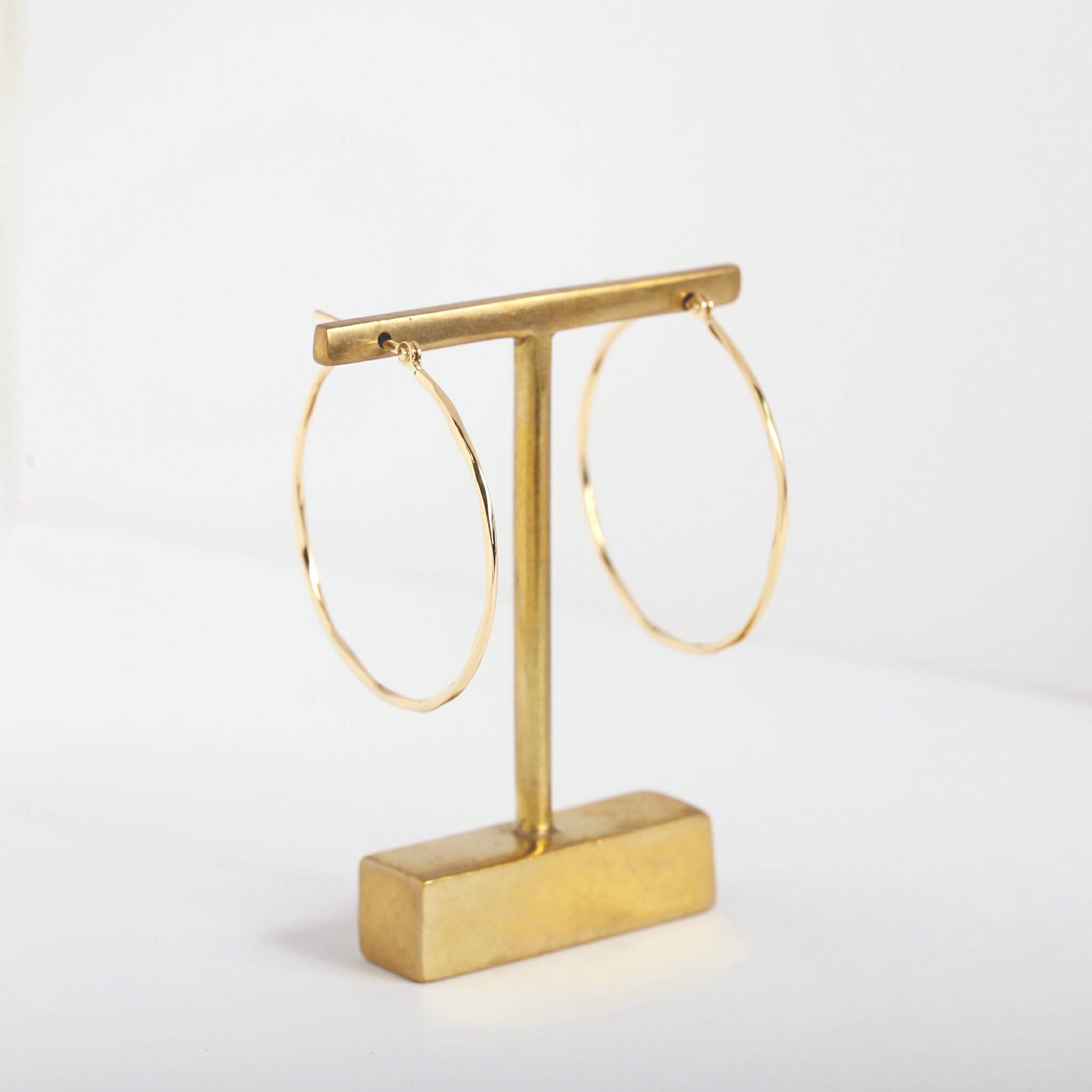 楽天市場】【Torquent Hoop Pierce M】 K10/K18/Pt900 ツイスト 地金