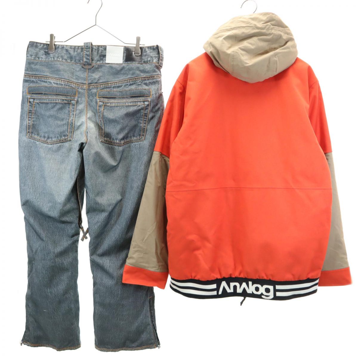 楽天市場】アナログ スノーボード ウェア 上下 セットアップ M