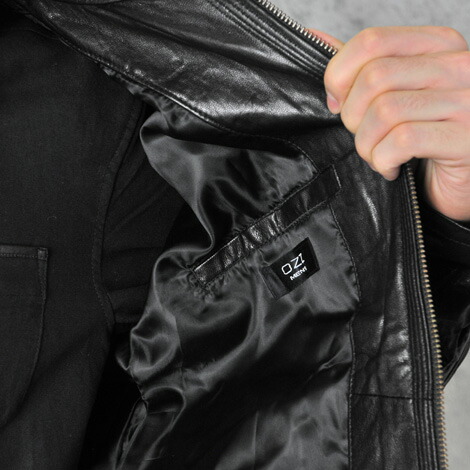 楽天市場】レザージャケット メンズ 本革 ラムレザー 羊革 ブラック 黒