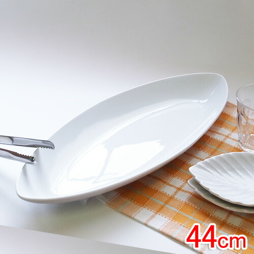 楽天市場】44cm 超特大リーフベーカー (アウトレット)日本製 磁器 白