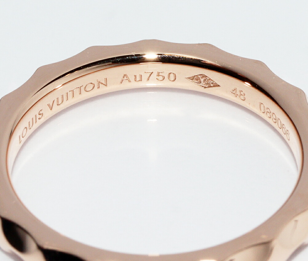 楽天市場】ルイヴィトン 指輪 K18PG ダイヤ1P アリアンスモノグラム